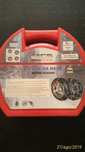 Catene auto neve mcs 9mm - neve, 9mm,nuove