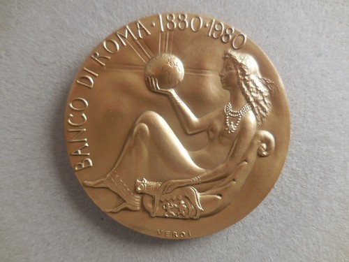 Medaglia centenario banca - medaglia,