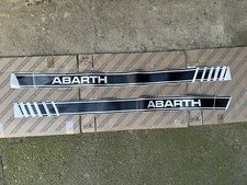 KIT Strisce laterali Adesive ABARTH 500 Colore NERO 595 695 Competizione PISTA