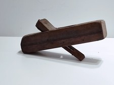 Pialla antica in legno Piallatrice a mano vecchio utensile da falegname Metà 900