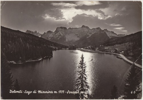 Dolomiti lago misurina - lago,