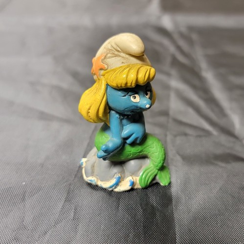 Statuina puffo sirena - , vintage