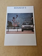 Renault 5  Brochure Di Vendita Completa Lingua Italiana 1989