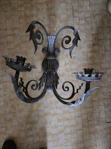 Candelabro parete antico - candelabro, da