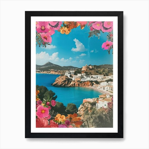Quadro ibiza floreale - ibiza,
