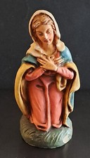 STATUINE PRESEPE  IN  CARTAPESTA MARIA MADONNA ALTEZZA CM 10.5