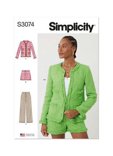 Simplicity 3074 foderato - 3074,