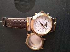 Orologio BREIL, anni 80, VALEJOUX,  a carica manuale, laminato in oro