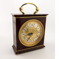 rara pendoletta Jaeger LeCoultre con movimento a 8 giorni in acciaio laccato