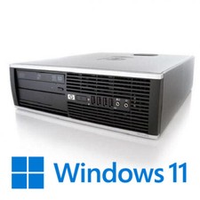 WINDOWS 11 PC FISSO DESKTOP HP SFF 6000 8000 PRO COMPUTER RICONDIZIONATO INTEL 