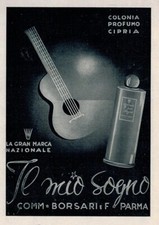 COLONIA E PROFUMO "IL MIO SOGNO" DI BORSARI PARMA - PUBBLICITA' VINTAGE 1941
