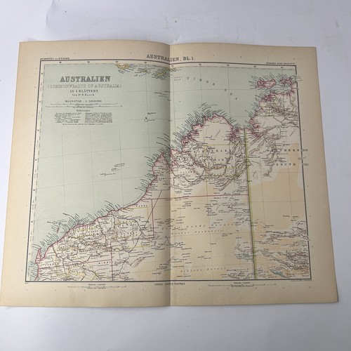 Stampa antica 1908 - , australia