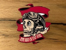 Adesivo Biker Skull 69 Custom