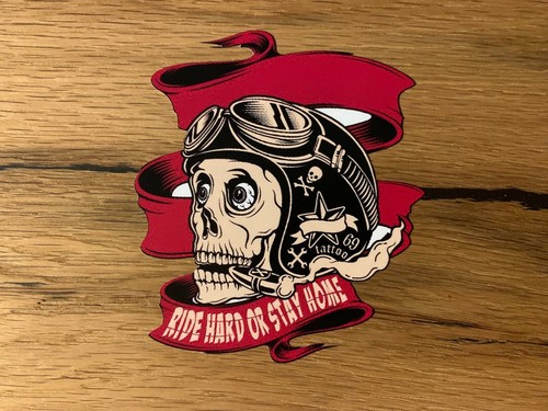 Adesivo biker skull custom - skull, 69