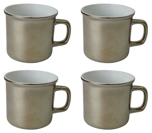 Set tazze smaltate grigio - set,