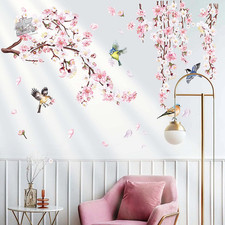 Pink Cherry Blossom Wall