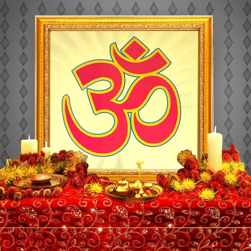 Simbolo foto legno a - om,