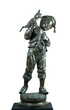 Grande Bronzo Antico Scultura