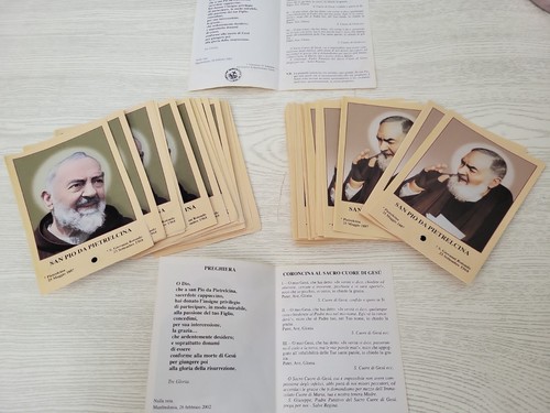 Santino reliquia padre pio - santino,