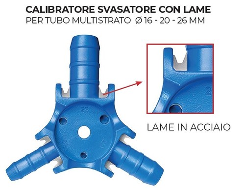 Calibratore svasatore - calibratore, e