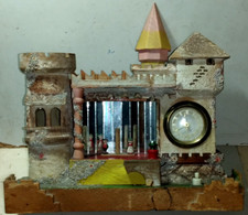 CASTELLETTO CON OROLOGIO E