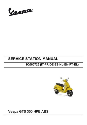 Piaggio vespa service shop - piaggio,