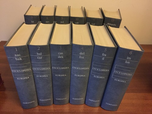 Enciclopedia garzanti europea - enciclopedia,