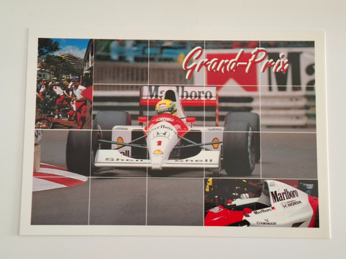 Carte postale ayrton senna - postale,