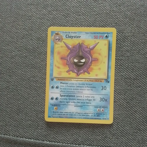 Card pokemon cloyster - card, 32/62