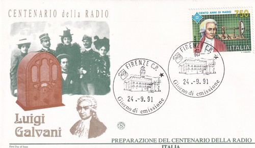 Luigi galvani fdc filagrano - luigi,
