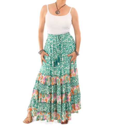 Maxi gonna lunga strati - gonna,