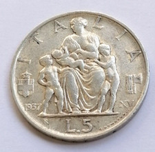 REGNO D' ITALIA  5 LIRE IMPERO