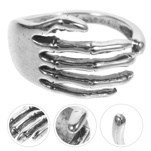 Anello mano cranio - a,