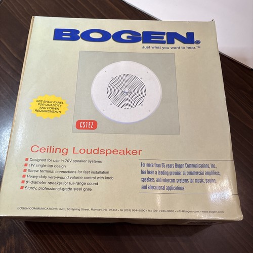 Bogen cs1ez altoparlante - bogen, da
