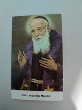 San Leopoldo Mandic, Holy Card