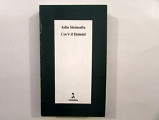 Che cos'è il Talmud Adin Steinsaltz Giuntina Firenze 2004 