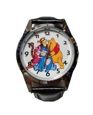 Orologio da polso Winnie The Pooh And Friends con cinturino in pelle dei cartoni animati