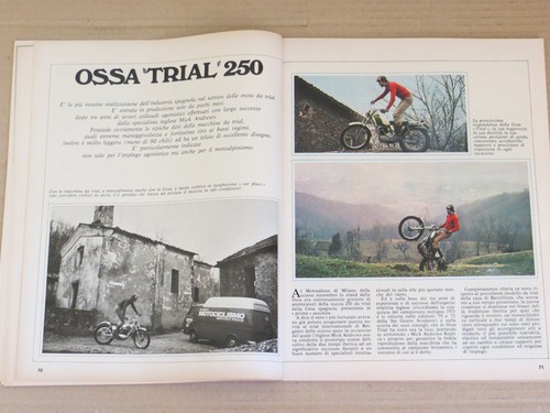 Rivista motociclismo 1972 - motociclismo,