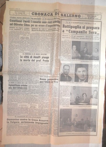 Battipaglia campanile sera - battipaglia,