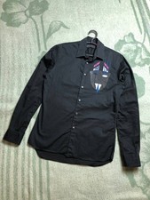 CAMICIA DIESEL NERA ORO