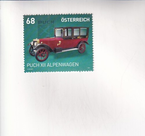 Francobollo austria auto puch - francobollo,