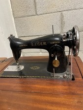 SINGER macchina da cucire a pedale antica  con mobile Del 1900