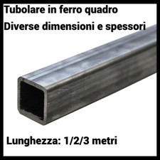 Tubolare quadro in ferro tubo quadrato di scatolato liscio barra quadra quadrata