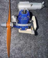 OS MAX 15 LA -blu- con silenziatore e accessori (Graupner 1844) 