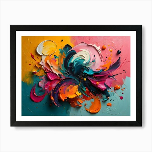 Quadro colorato astratto