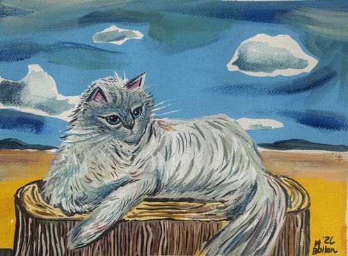 Ragdoll kitten dipinto - ragdoll,
