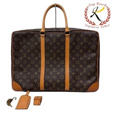 Borsa Louis Vuitton Sirius 45 Boston M41408 marrone monogramma tela unisex originale F/J