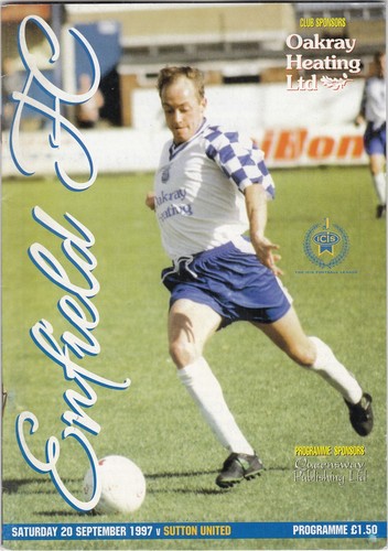 Enfield sutton united 1997 - enfield,
