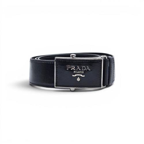 Prada cintura uomo pelle - cintura, nera