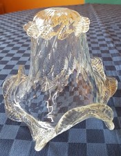 LAMPADARIO MURANO RICAMBIO COPPA PARALUME CRISTALLO - ORO